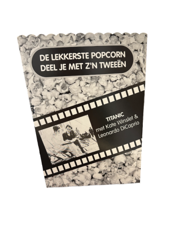 Popcorn bekers retro groot v 0996
